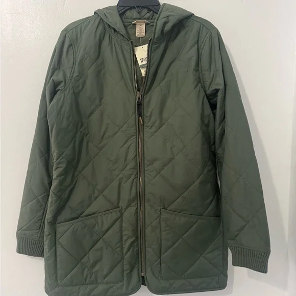 NWT Duluth trading company Women's Golden Harvest Quilted Coat size Medium - Picture 2 of 8